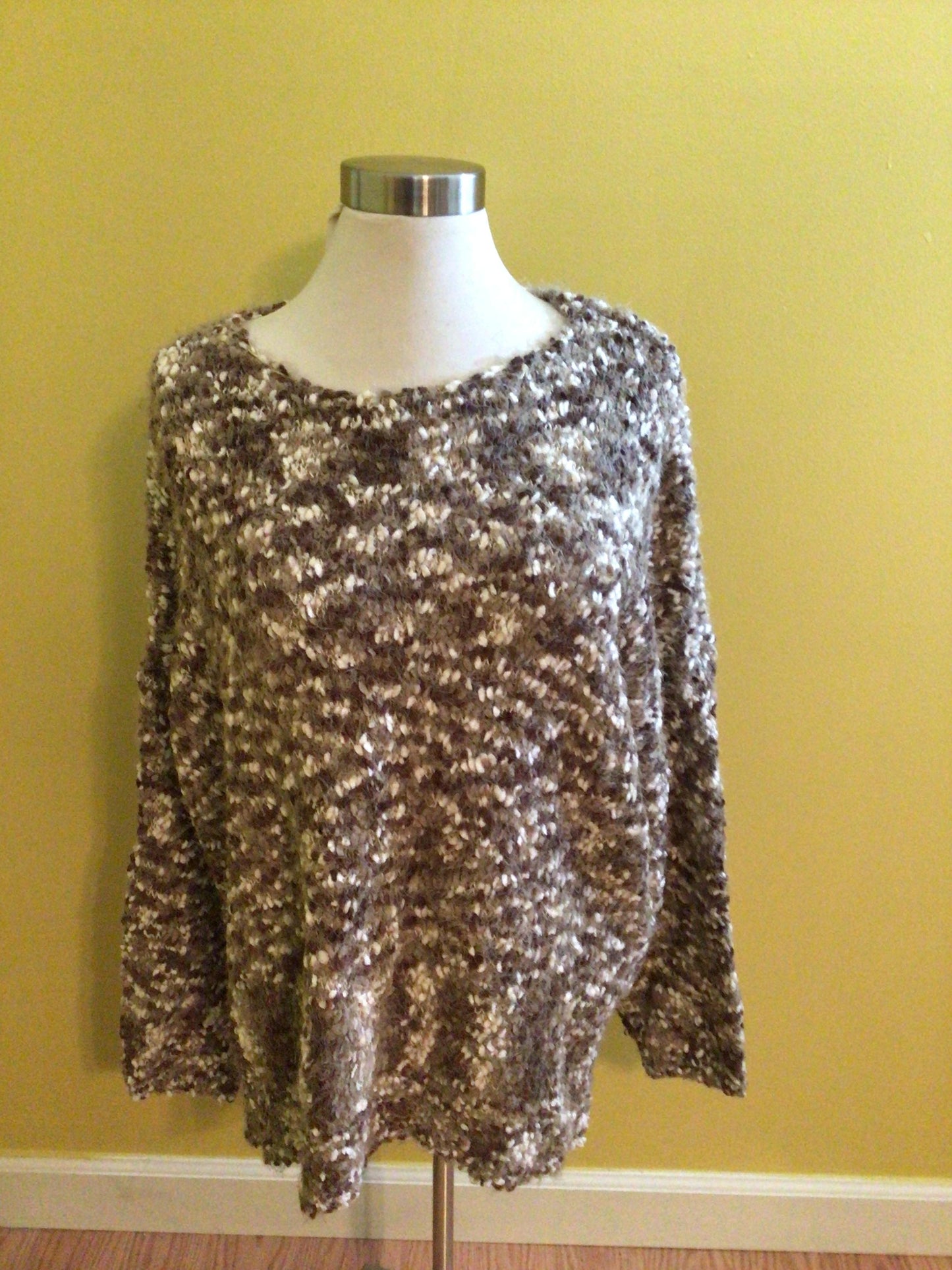 Long Sleeve Super Soft Sweater -Beige